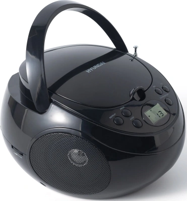 Аудиомагнитола Hyundai H-CD3300 черный 4Вт CD CDRW FM(dig)