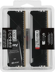Память DDR4 4x8GB 3600MHz Kingston KF436C17BB2AK4/32 Fury Beast RGB RTL Gaming PC4-28800 CL17 DIMM 288-pin 1.35В kit single rank с радиатором Ret