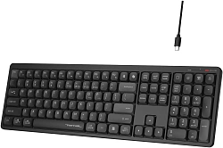 Клавиатура A4Tech Fstyler FBX55C черный USB беспроводная BT/Radio slim Multimedia (FBX55C)