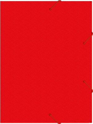 Папка-короб на резинке Бюрократ -BA40/07RED пластик 0.7мм корешок 40мм A4 красный