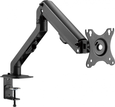 Кронштейн для мониторов Ultramounts UM728 черный 17"-27" макс.7кг крепление к столешнице поворот и наклон