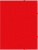 Папка-короб на резинке Бюрократ -BA40/07RED пластик 0.7мм корешок 40мм A4 красный