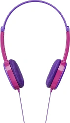 Наушники накладные Hama Kids 1.2м фиолетовый/розовый проводные оголовье (00177014)