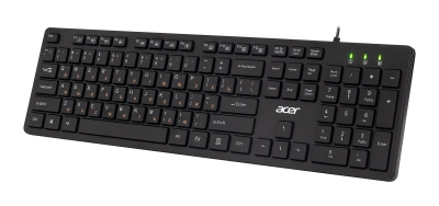 Клавиатура Acer OKW122 черный USB Multimedia (ZL.KBDEE.00C)