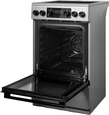 Плита Электрическая Midea MFO-D4E20T9E(SL) серый/черный стеклокерамика (без крышки)