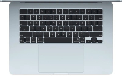 Ноутбук Apple MacBook Air A3241 M4 10 core 16Gb SSD512Gb/10 core GPU 15.3" Liquid Retina (2880x1864) macOS lt.blue WiFi BT Cam (MC7C4ZP/A)