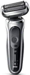 Бритва сетчатая Braun Series 7 71-S1000s реж.эл.:3 питан.:аккум. серебристый/черный