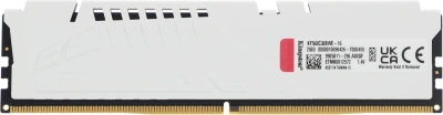 Память DDR5 16GB 6000MHz Kingston KF560C30BWE-16 Fury Beast White Expo RTL Gaming PC5-48000 CL30 DIMM 288-pin 1.4В kit single rank с радиатором Ret