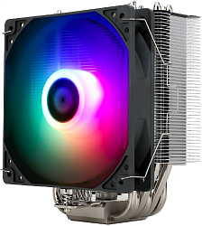 Устройство охлаждения(кулер) Thermalright Burst Assassin 120 ARGB Soc-AM5/AM4/1200/1700/1851 серебристый/черный 4-pin 25.6dB Al+Cu Ret (BA120-ARGB)