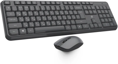 Клавиатура + мышь Оклик S277W клав:серый мышь:серый USB беспроводная Multimedia (2066173)