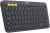 Клавиатура Logitech K380 темно-серый беспроводная BT slim Multimedia для ноутбука (920-007584)