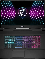 Ноутбук MSI Katana 17 B2RVEK-1617XRU Core 7 240H 16Gb SSD1Tb NVIDIA GeForce RTX4050 6Gb 17.3" IPS FHD (1920x1080) FreeDOS black WiFi BT Cam (9S7-17L591-1617)