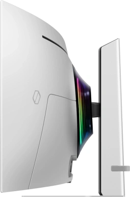Монитор Samsung 49" Odyssey OLED G9 S49DG932SIXCI серебристый OLED LED 32:9 HDMI матовая HAS 250cd 178гр/178гр 5120x1440 240Hz FreeSync Premium Pro DP USB 12.9кг