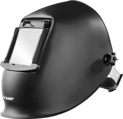 Маска сварщика Зубр МСО-11 филь.:стекло см.экр.110x90мм черный (11072)