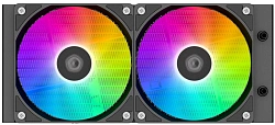 Система водяного охлаждения ID-Cooling SL240 XE ARGB Soc-AM5/AM4/1200/1700/1851 черный 4-pin 14-30dB Al+Cu LCD 300W Ret
