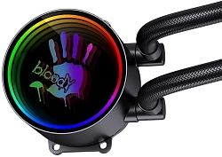 Система водяного охлаждения Bloody BD-LC360ARGB1 ARGB Soc-AM5/AM4/1200/1700/1851 черный 4-pin 22-35dB Al+Cu LCD 300W 1500gr Ret (BD-LC360ARGB1-BK)