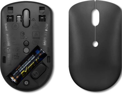 Мышь Lenovo 400 черный оптическая 2400dpi беспров. USB-C 3but (GY51D20865)