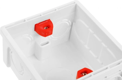 Монтажная коробка Aqara А01-86 для выключателей 86x84x50мм белый