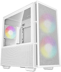 Корпус Deepcool CH360 белый без БП mATX 5x120mm 2x140mm 1xUSB3.0 audio bott PSU