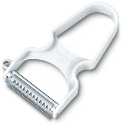 Овощечистка для овощей и фруктов Victorinox Rapid белый карт.кор.с лезвием жульен (6.0934)