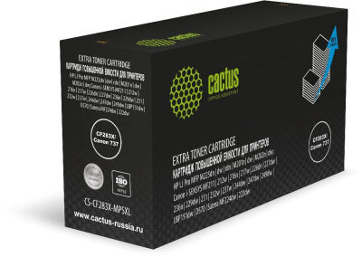 Картридж лазерный Cactus CS-CF283X-MPSXL CF283X/Canon 737 черный (8000стр.) для HP LJ Pro MFP M225dn/dw/rdn/M201n/dw/M202n/dw; Canon i-SENSYS MF211/212w/216n/217w/226dn/227dw/236n/229dw/231/232w/237w/244dw/247dw/249dw/LBP151dw/D570, Satera MF224dw/222dw C