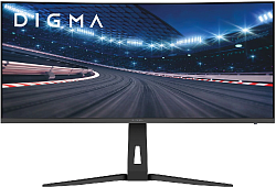 Монитор Digma 34" Overdrive 34A712Q черный VA LED 1ms 21:9 HDMI M/M матовая HAS Piv 450cd 178гр/178гр 3440x1440 200Hz DP UW 5.7кг