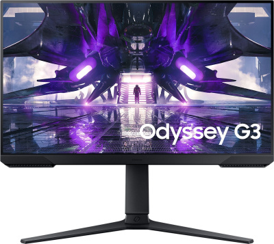 Монитор Samsung 24" Odyssey G3 S24AG320NI черный VA LED 1ms 16:9 HDMI полуматовая HAS Piv 3000:1 250cd 178гр/178гр 1920x1080 165Hz FreeSync Premium DP 4.5кг