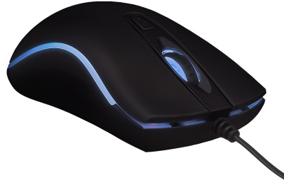Мышь Оклик 704G TOKUGAWA черный оптическая 1600dpi USB 4but (1196423)