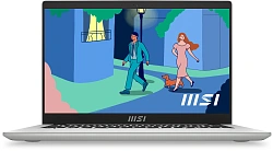 Ноутбук MSI Modern 14 C12MO-690RU Core i3 1215U 8Gb SSD256Gb Intel UHD Graphics 14" IPS FHD (1920x1080) Windows 11 Pro silver WiFi BT Cam (9S7-14J111-690)