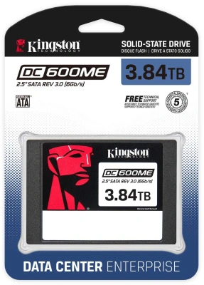 Накопитель SSD Kingston SATA-III 3.84TB SEDC600ME/3840G DC600M 2.5" 1 DWPD
