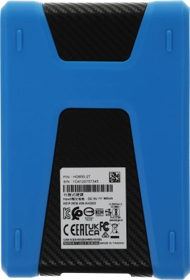 Жесткий диск A-Data USB3.0 2TB AHD650-2TU31-CBL HD650 DashDrive Durable 2.5" синий