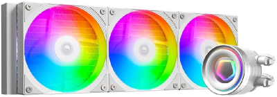 Система водяного охлаждения ID-Cooling FX360 Inf ARGB Soc-AM5/AM4/1200/1700/1851 белый 4-pin 27.2dB Al+Cu 350W Ret (FX360 INF WHITE)