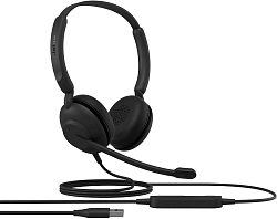 Наушники с микрофоном Jabra EVOLVE 10 Stereo черный 1.9м накладные USB оголовье (2699-820-109)