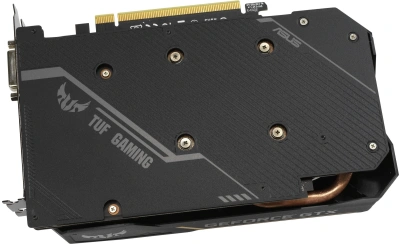 Видеокарта Asus PCI-E 3.0 TUF-GTX1650-O4GD6-GAMING NVIDIA GeForce GTX 1650 4Gb 128bit GDDR6 1410/12000 DVIx1 HDMIx1 DPx1 HDCP Ret