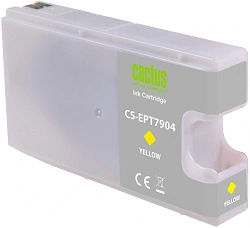Картридж струйный Cactus CS-EPT7904 79XL желт.пигм. (24мл) для Epson WorkForce WF-4630 Pro/WF-4640 Pro/WF-5110 Pro с чипом