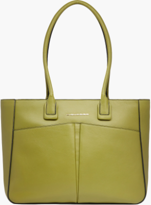 Деловая сумка женская Piquadro Ashley BD6461W134/VE с отделением для ноутбука оливковый натур.кожа