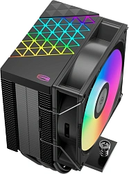 Устройство охлаждения(кулер) PcCooler R400 ARGB Soc-AM5/AM4/1200/1700/1851 черный 4-pin 18-30dB Al+Cu 180W Ret (R400-BKAWYX-US)
