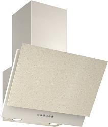 Вытяжка каминная Elikor Рубин Stone S4 60П-700-Э4Д топленое молоко управление: кнопочное (1 мотор)
