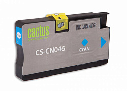 Картридж струйный Cactus CS-CN046 №951XL голубой (26мл) для HP DJ Pro 8100/8600 с чипом