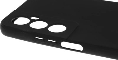 Чехол (клип-кейс) BoraSCO для Realme C65 Silicone Case черный (73384)