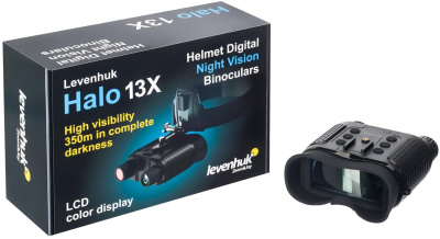 Бинокль Levenhuk 1-8x 30мм Halo 13X Helmet черный (82246)