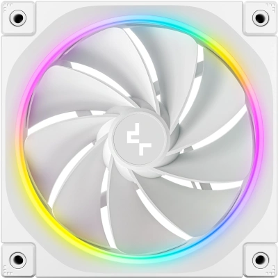 Вентилятор для корпуса Deepcool FL12R Wh Reverse ARGB 120х120x25 белый 4-pin 33.9дБ (R-FL12R-WHAPN1-G)