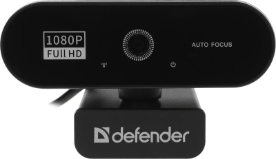 Камера Web Defender G-Lens 2580 черный 2Mpix USB2.0 с микрофоном для ноутбука (63112)
