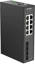 Коммутатор D-Link DIS-210G-12/A1A 8x1Гбит/с 4SFP управляемый