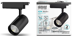 Светильник Gauss TR074 42Вт 4000K цв.св.:белый нейтральный черный
