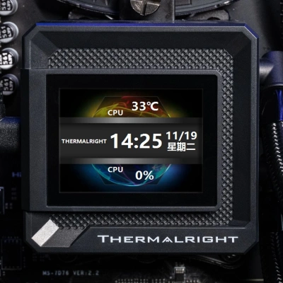 Система водяного охлаждения Thermalright Frozen Warframe SE 360 ARGB Soc-AM5/AM4/1151/1200/2066/2011/1700 черный 4-pin 29.8dB Al LCD Ret (F-WFRAME-SE-360-BL-ARGB)