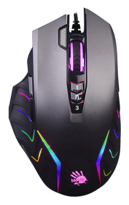 Мышь A4Tech Bloody J95s серый оптическая 8000dpi USB3.0 9but (J95S GREY)