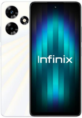 Смартфон Infinix X6831 Hot 30 128Gb 8Gb белый моноблок 3G 4G 2Sim 6.78" 1080x2460 Android 13 50Mpix 802.11 a/b/g/n/ac NFC GPS GSM900/1800 GSM1900 FM microSD max1024Gb