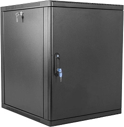 Шкаф коммутационный ЦМО (ШРН-15.500.1-9005) настенный 15U 600x529мм пер.дв.металл 200кг черный 470мм 21кг 180град. 746мм IP20 металл