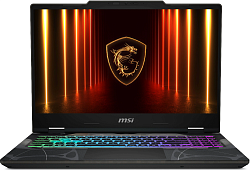 Ноутбук MSI Cyborg 15 B2RWEKG-272XRU Core 5 210H 16Gb SSD512Gb NVIDIA GeForce RTX5050 8Gb 15.6" IPS FHD (1920x1080) FreeDOS black WiFi BT Cam (9S7-15Q342-272)